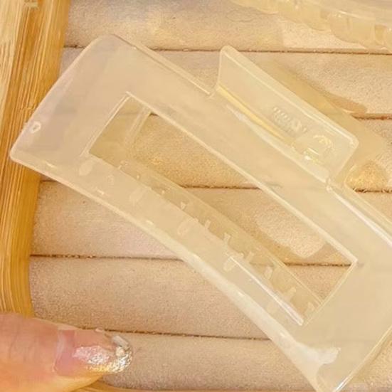 32/40/80Pcs Hair Claw Set Variety Geometric Shape Plastic Hairpin Anti-slip Teeth Back Head Hair Clip Hair Accessories