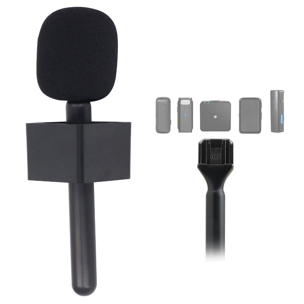 Lightweight Stand Holder Handheld Microphone Adapter for Rode Wireless GO II For Reports