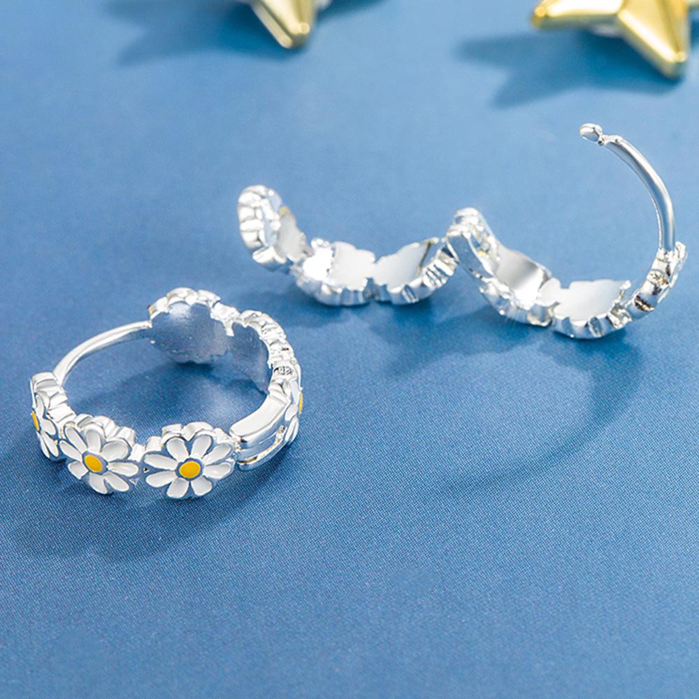 Серьги Daisy 2023 года — серия Forest, стиль Fresh Glue, японская и корейская мода, элегантный и шикарный дизайн для девочек