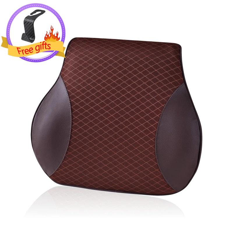 Подушка для поясницы Подушка для автомобиля Подушка для сиденья с эффектом памяти Подушка для шеи Подушка для сиденья автомобиля Подушка для поясницы Аксессуары для интерьера