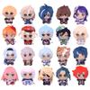 10cm Genshin Impact Tartaglia Zhong Li Yae Miko Venti Xiao Eula Razor Plush Pendant Toy Doll  Backpack Accessorie Gift