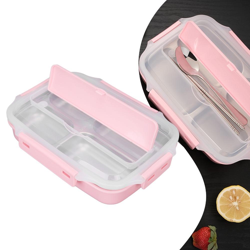 304 Stainless Steel Leakproof Lunch Box 1.2L Bento Lunch Box Cute Insulated Lunch Box For Office