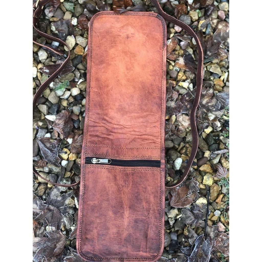 Простая коричневая кожаная сумка, EDC, кожаная сумка-мессенджер 7x9 в деревенском стиле, кожаная мужская сумка через плечо, кожаная сумка через плечо в винтажном стиле, сумка для медикаментов