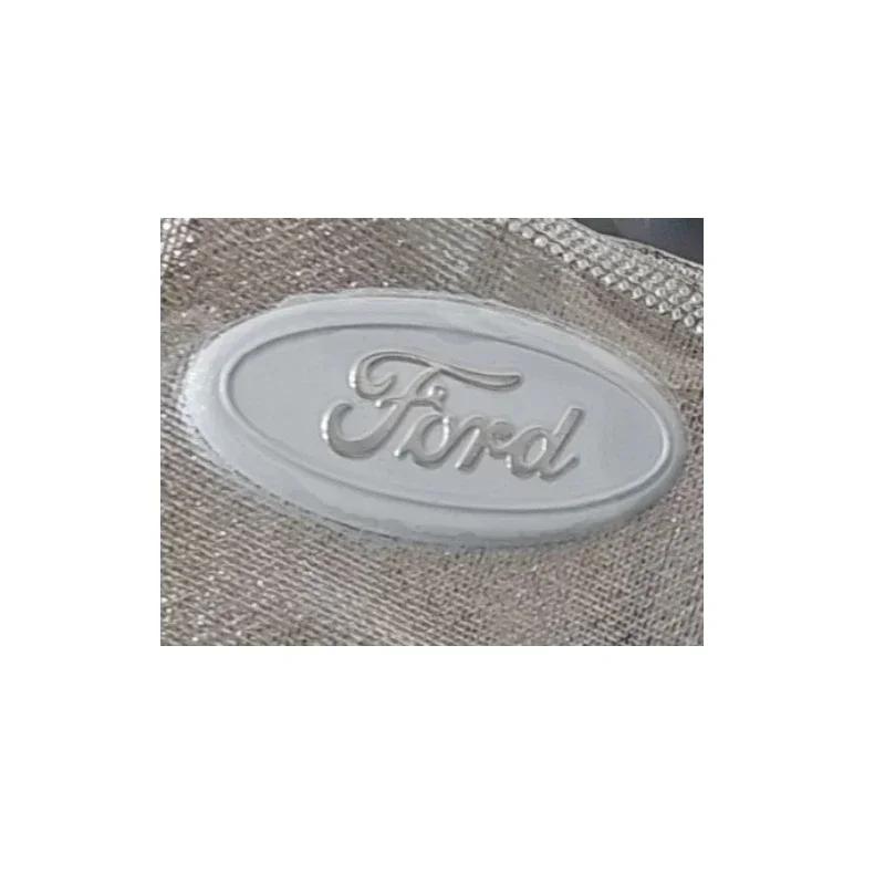 58x22mm Alloy Auto Steering Wheel Emblem Sticker for Ford Fusion Ranger Ecosport Fiesta Kuga Edge Focus Mk4 Mondeo Escape ST GT JQ1