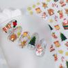 Manicure Accessories Snowman Santa Claus Elk Nail Stickers Snowflake Nail Decals Christmas Nail Stickers Nail Art Decorations