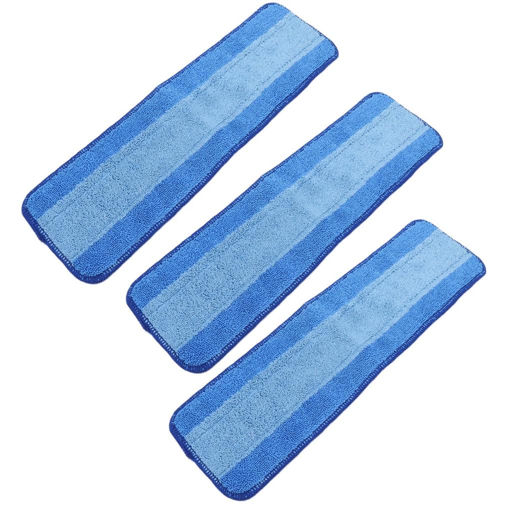 3PCS Wet Dry Dual Use Mop Cloth Refills Reusable Microfiber Mop Pad for Bona Mop Floor Cleaning