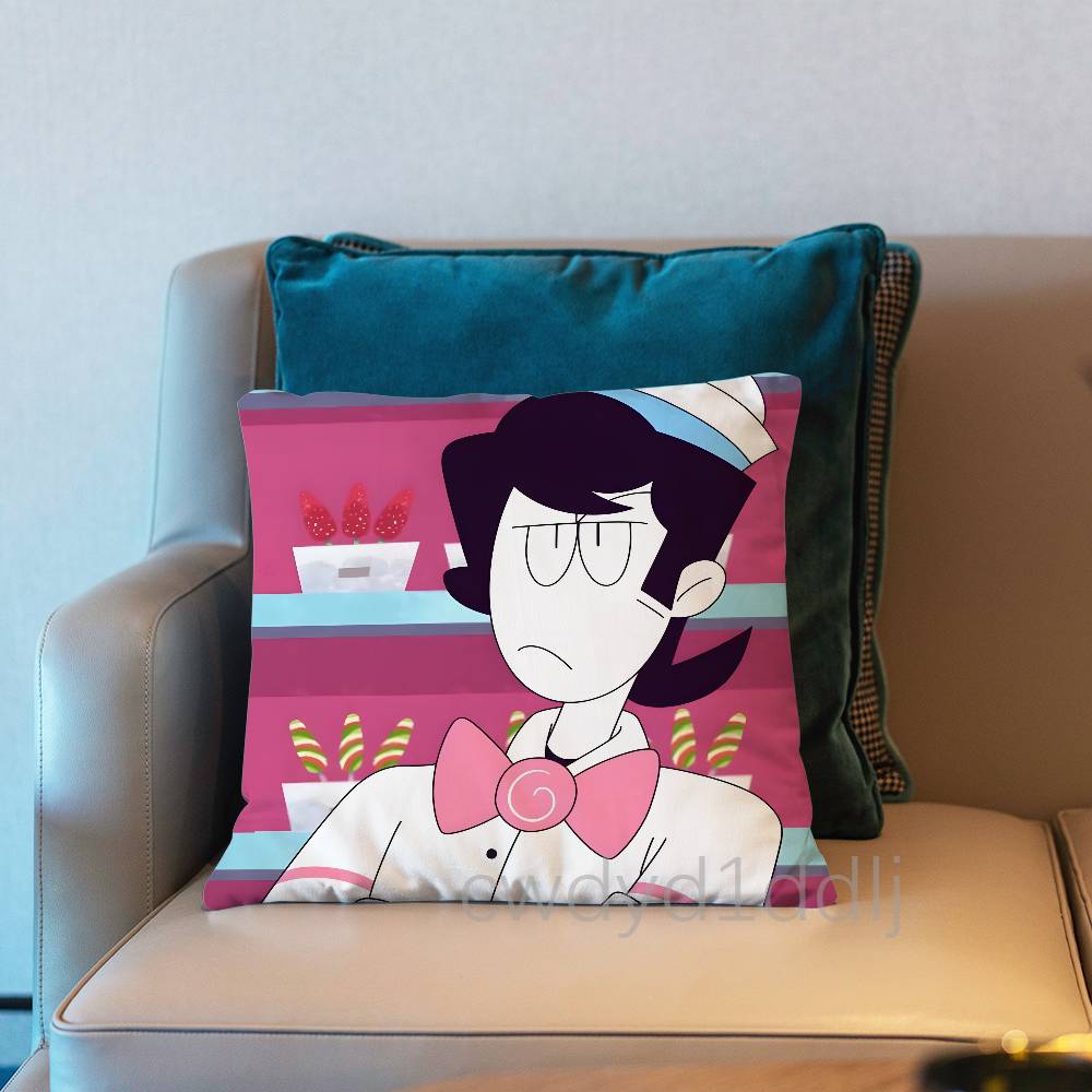 SSpooky Month Anime Pillow Case Cover Square Sofa With For Pattern Comfortable Cushion suitable Of Room
