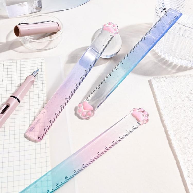 Пластиковая прямая линейка, диапазон измерения 0-15 см, для DIY, скрапбукинга, черчения