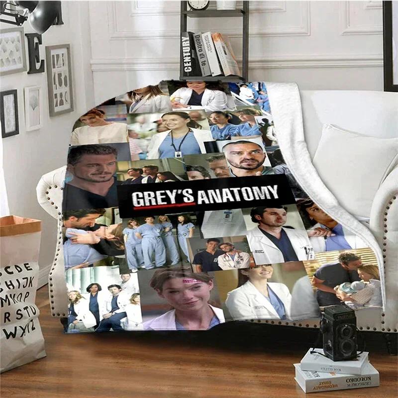 ТВ Фигурки G-Grey's Anatomy Плед Мягкий Фланелевый Тонкие Одеяла для Кровати Дивана Покрывало пикник охлаждающий подарок Домашний Декор