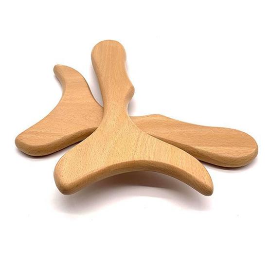 Деревянный терапевтический массажный инструмент, удобно держать, универсальное использование, снятие мышечного напряжения, удаление целлюлита, инструмент для моделирования тела