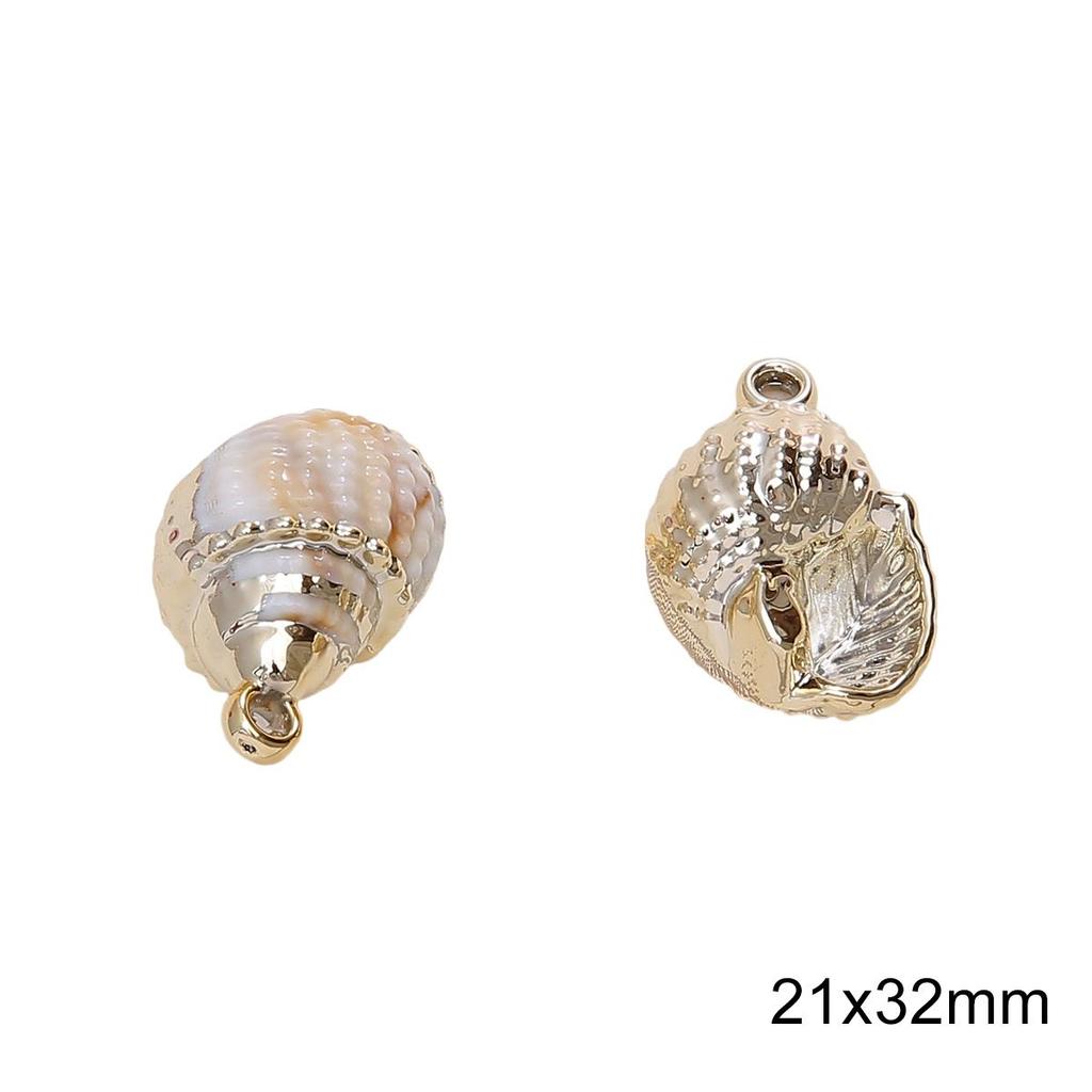 1-10 шт. Акриловая подвеска в виде ракушки для изготовления своими руками ожерелья, браслета, серег, ювелирных изделий, аксессуары для рукоделия