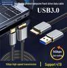 USB 3.0 Type-C To Micro-B Hard Drive Data Transfer Cable