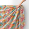Royal Samt Stoff Polyester Zum Nähen - Motiv Abstraktion - Rdx2571