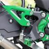 Защитные накладки на подножки и пятки motokano для Ninja 400 и Z400 (Все модели) (зеленый)