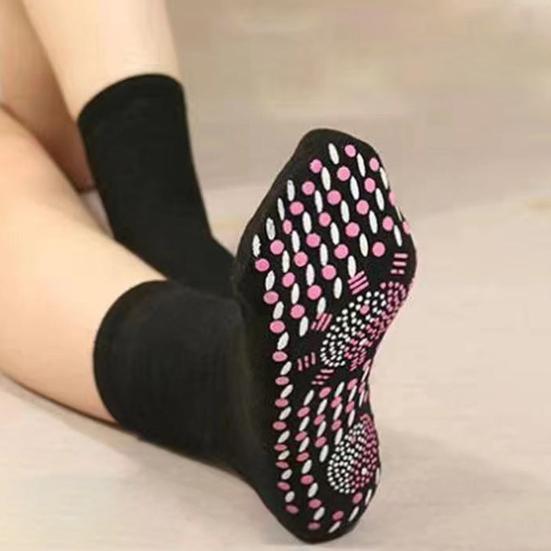 1 пара носков с подогревом, самонагревающиеся, снимающие усталость, легкие турмалиновые удобные дышащие массажные носки