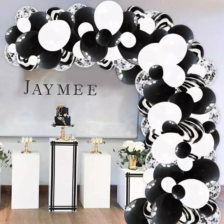 pink Matte Globos 4d Foil Balloon Mermaid Wedding Arch Garland Ballons Kit Balloon Garland Arch