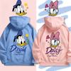 2025 American Style Cute Donald Duck and Daisy Duck Cartoon Periphery Girl's Hoodies Spring and Autumn Parent Child Pullover