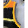 C S In The Room SpunnIng Striped Color bloCk Knit veSt 2Color