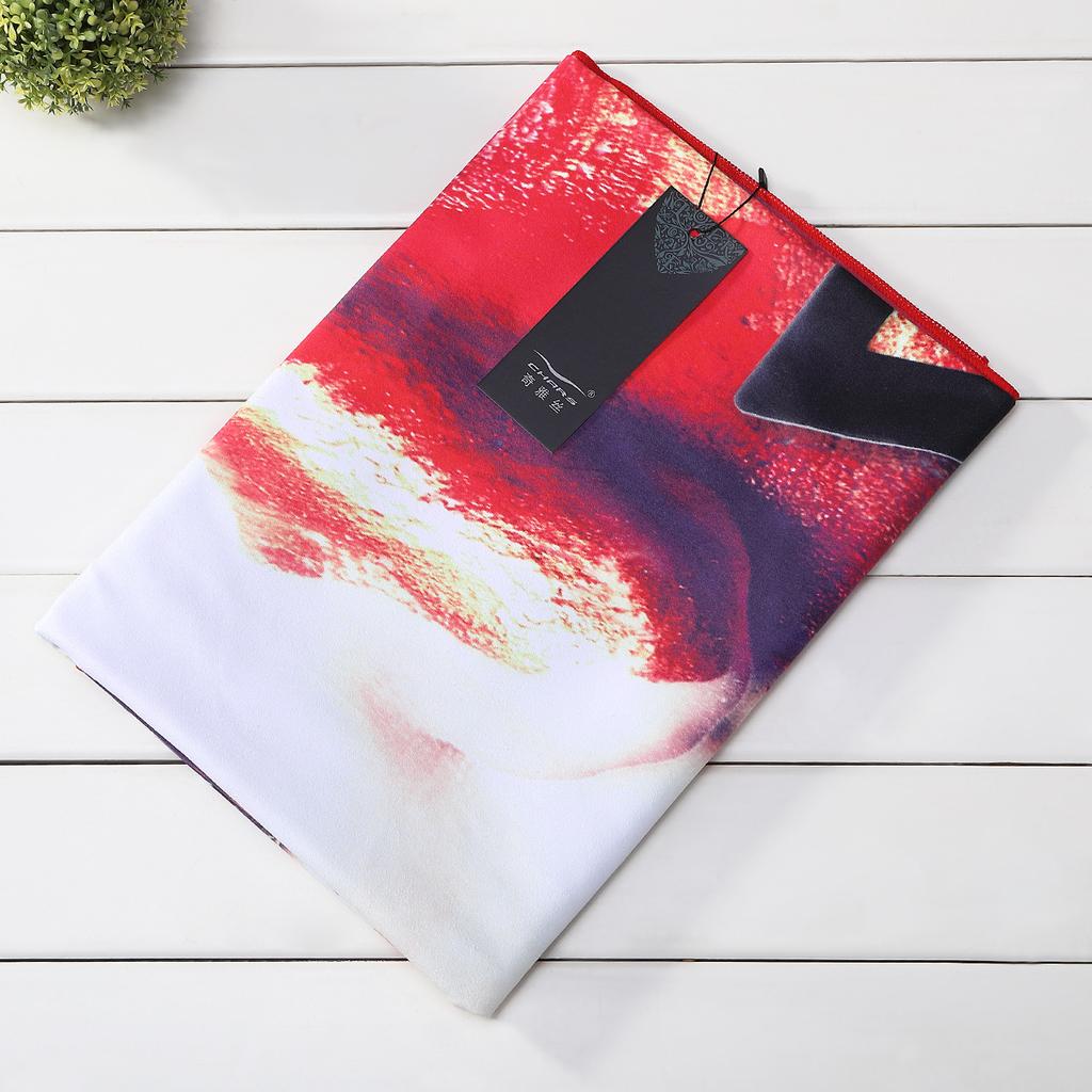 Двустороннее бархатное пляжное полотенце с индивидуальным рисунком, размер 75 * 150, большое банное полотенце с принтом, пляжное полотенце