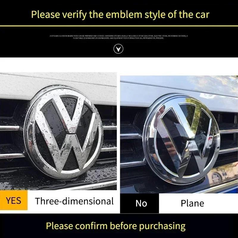 Car Emblem Front Grille Rear Trunk Lid Covers Sticker 3D Decoration For VW MK6 8 Tiguan Arteon CC PASSAT B6 7 8 8.5 POLO T-ROC 21G