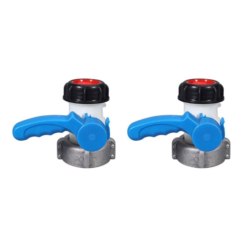Industrial 1000L Container Valves DN50 Design High Flows Efficiency Universal IBC Ton Barrels Valves for Liquid Storage