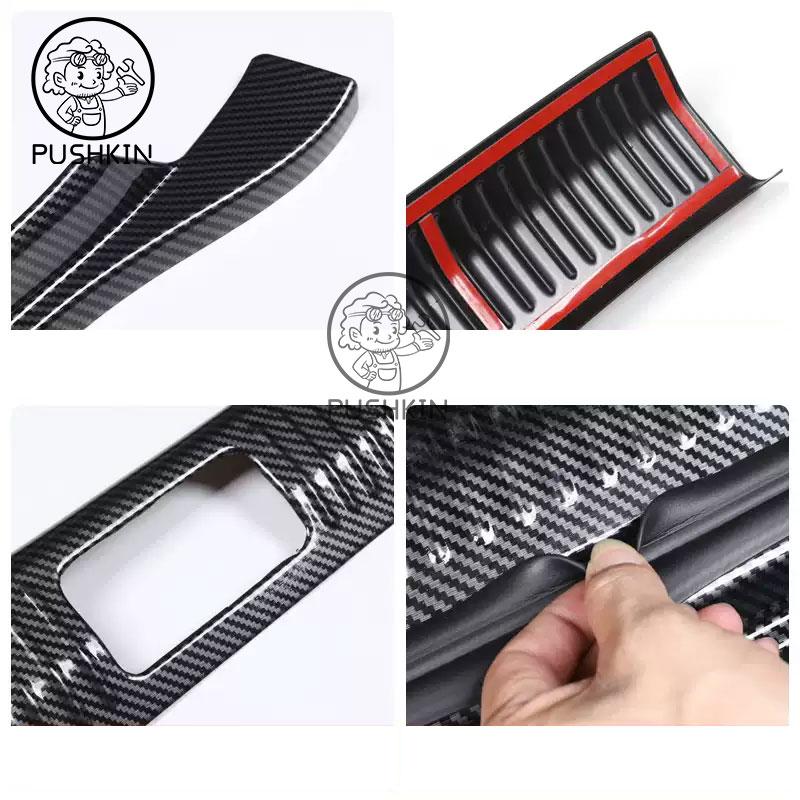 For Xpeng G6 2024 2023 Car Rear Trunk Sill Protector Stainless Steel Anti-Scratch Rear Bumper Interior Scuff Plate Guards Trim