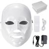 110В-220В Омолаживающая Отбеливающая Маска для Лица для Красоты Кожи 7-цветная Светотерапия Светодиодная Маска Фототерапия Инструменты для Ухода за Кожей