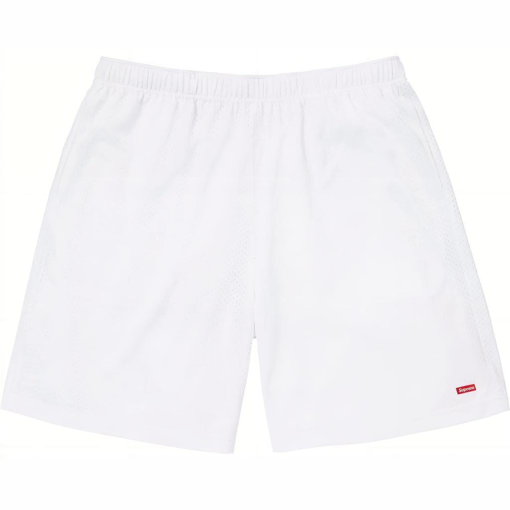 Supreme Small Box Baggy Mesh Shorts 'Black' Men's SUP-SS24-212