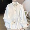 Elegant Retro Chinese Stand-Up Collar Embroidered Long-Sleeve Women's Shirt