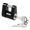 Trailer Coupler Padlock Hook Lock Hitch Security Protector Zinc Alloy for Truck