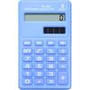 Blue Basic Standard Calculators Mini Digital Desktop Calculator, Solar Power Smart Calculator Pocket Size Basic Office for Home School Office