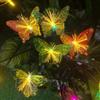 Водонепроницаемая уличная светодиодная оптоволоконная цветочная лампа - Двухслойное украшение для газона и сада