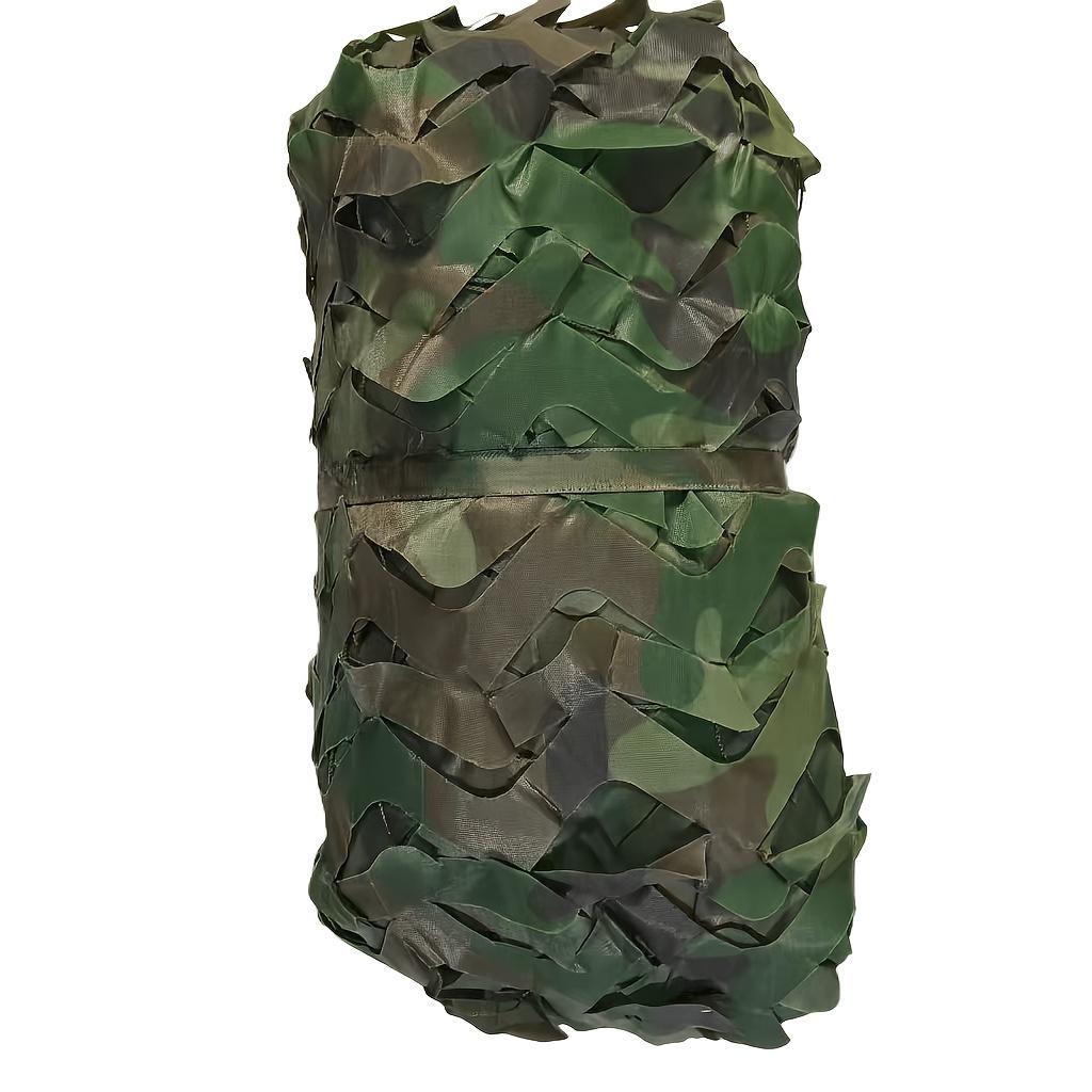 Camouflage Net with Mesh Backing, 4.9ft x 6.5ft to 10ft x 20ft, for Fence Sunshade, Hunting Blind, Camping and Party Decoration