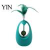 Automatic Swinging Cat Toy Interactive with Feathers And Catnip Ball, Self-Rotating Teasing Durable Teaser Wand Stick, Stable Play Teeth Grinding