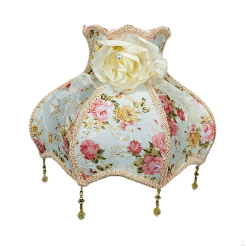 Бахрома Абажур Абажур Тканевое Искусство Винтаж Бисер Кружево для Гостиной Ресторана Дома