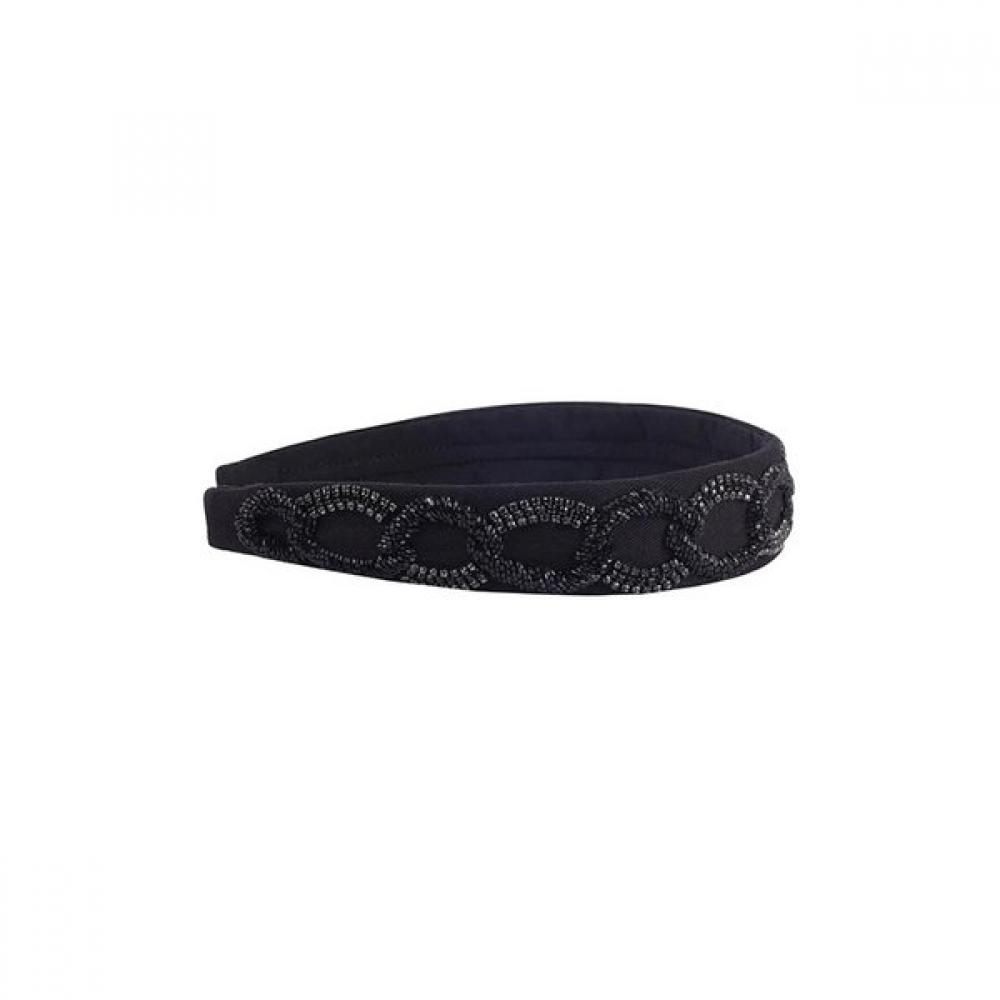 So Salt Black Chain Hairband Nj6d112053