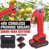 48 В профессиональные электрические секаторы с литиевой батареей, аккумуляторные ножницы, ножницы для обрезки веток фруктовых деревьев, садовые инструменты