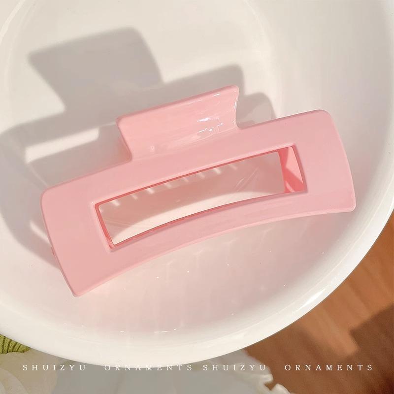 New Women Fashion Metal Geometric Hair Clips Claw Clip Large Acrylic Hair Clip Headband Hairpin Hair Crab Hair Accessories