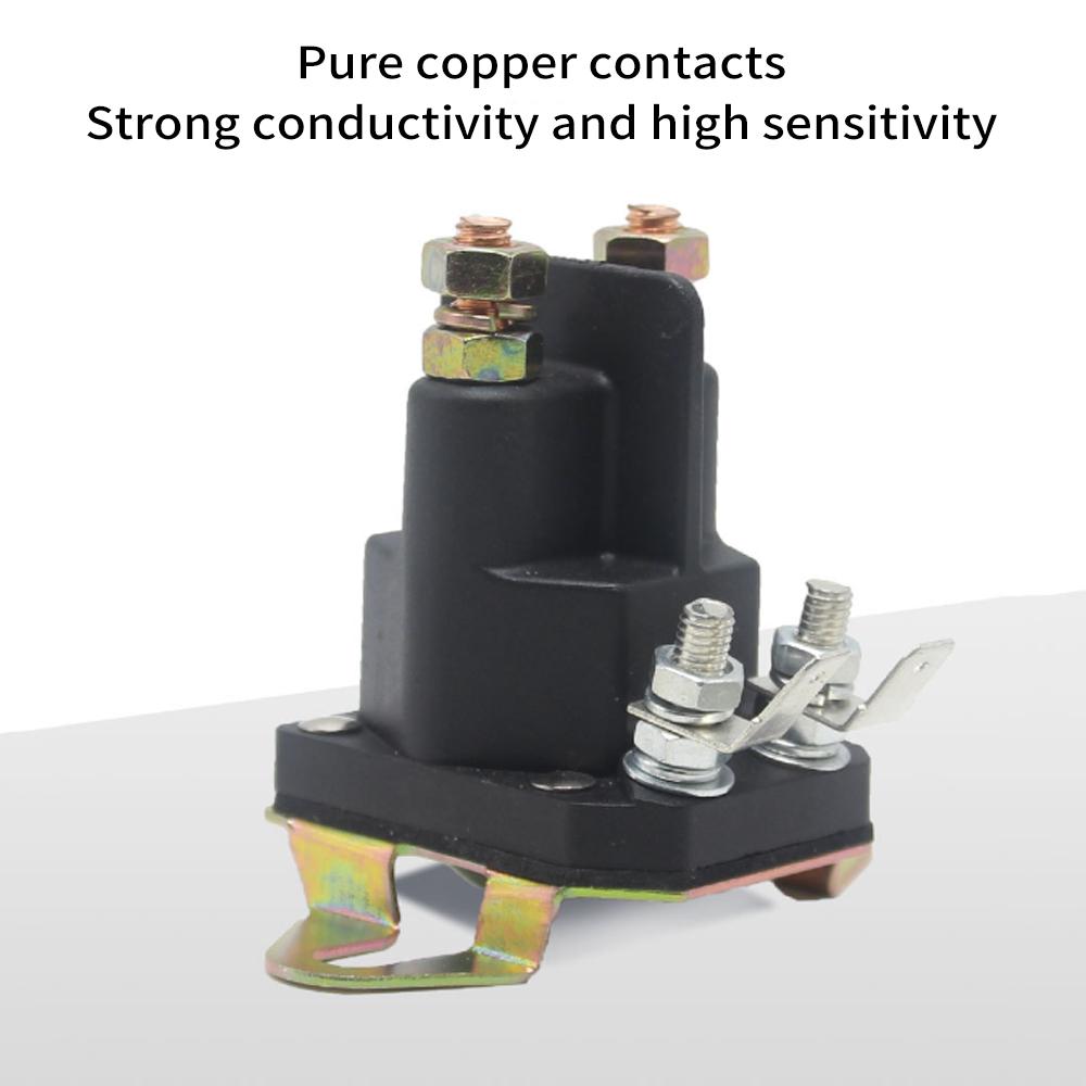 12VDC 117 1197 Starter Solenoid 4 Terminal Starter Relay Solenoid Replacement for Toro Exmark Timecutter ss5000 z4200