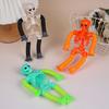 Трубки Скелет Непоседа Игрушки для Детей Светящиеся в Темноте Телескопические Присоски Игрушка Снятие Стресса Тревоги Гибкие