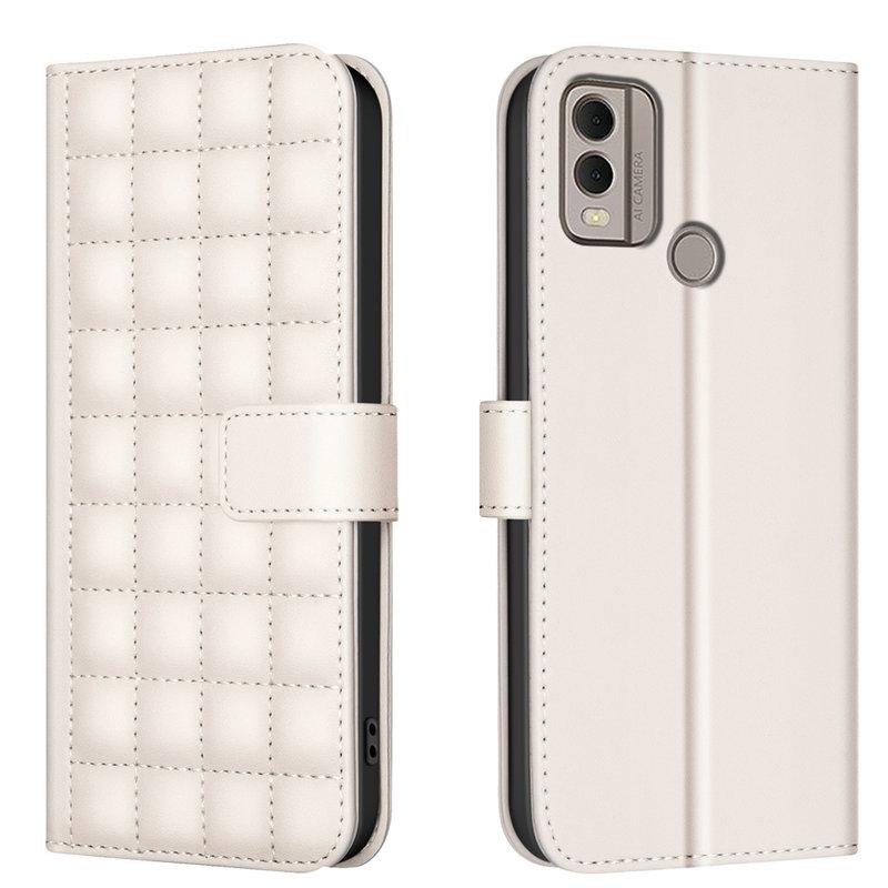 Для Nokia G42 G22 C22 C32 Роскошный Чехол Клетчатая Кожаная Книжка для Карт Funda Чехол для Nokia G22 Телефон C 32 22 G 42 Чехол-Книжка Ударопрочный