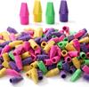 Мистер. Ластики для ручек для карандашей, 30 штук, Ластики-колпачки на карандаш, Колпачки-ластики, Наконечники-ластики. Ластик