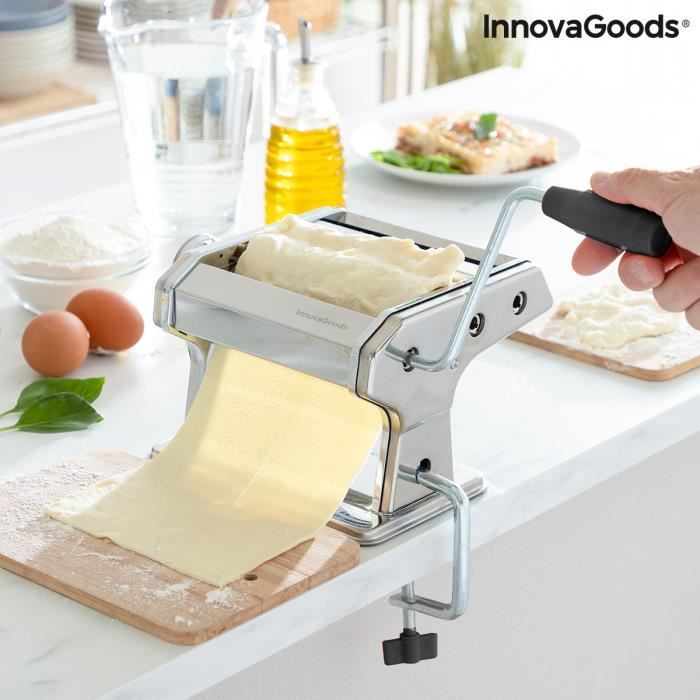 Машина для пасты - InnovaGoods - FRASHTA - Ручная - 3 режущих ролика - Регулируемая толщина