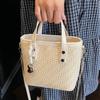 Korean Niche Design Simple and Fashionable Commuter Bag Women's 2025 Summer New Mini Messenger Bucket Small Square Bag