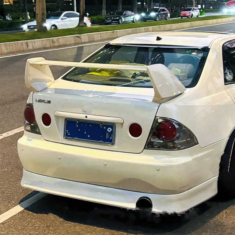 For 1998-2005 Lexus IS250 IS300 Car Rear Trunk Lid Lip Spoiler Wings Black Carbon Body Kit Exterior Tuning Accessories Part