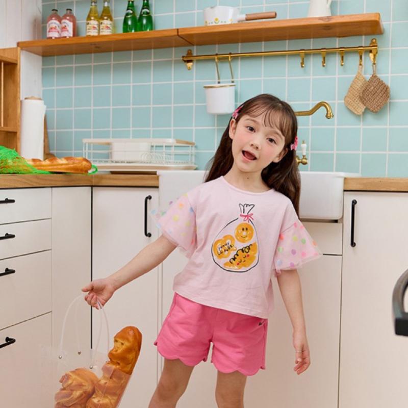 [lilypuri] Rainbow DoT T shirT  2color 