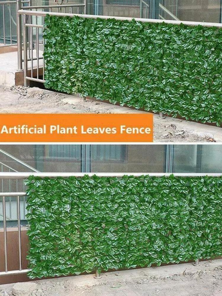 1 шт., забор из искусственных листьев, ландшафтный забор, забор для конфиденциальности, искусственные растения, стена, открытый сад, задний двор, балкон, забор