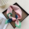 53CM Silk Scarf Small Square Scarf Versatile For Women Spring And Autumn Thin Design Fashionable And Stylish Decorative Scarf Professional Flight