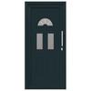 Front Door Anthracite 98 x 198 cm PVC