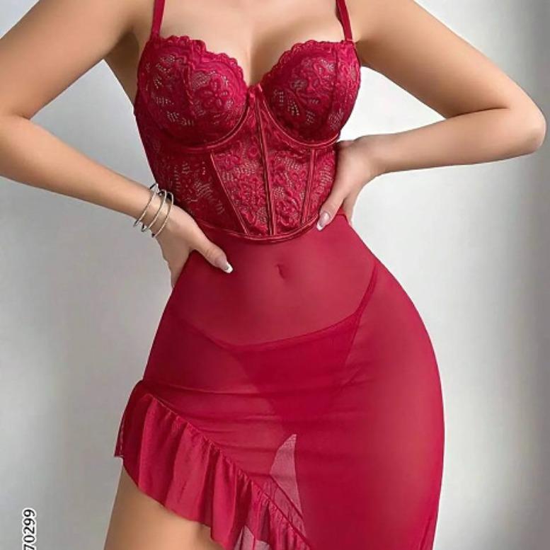 Новое сексуальное нижнее белье для большой груди женская кружевная короткая юбка сексуальная короткая юбка с вырезами на бретельках летняя
